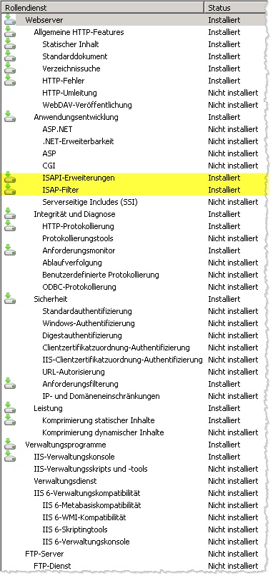IIS-services