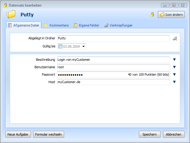 Parameter_Dataentry_Putty