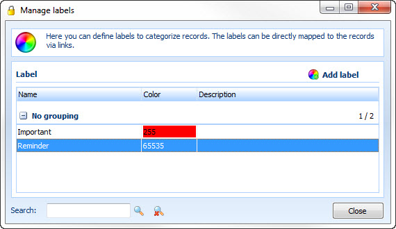 LabelManagement