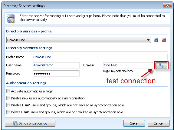 LDAP_Update_check_connection