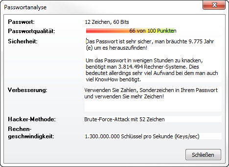 passwordanalyse